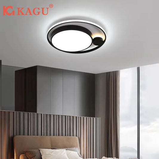 LED Ceiling Lights For Living Room Bedroom Fixtures Chandelier Modern Black Led Ceiling Lamps Indoor Home Decoration Lamp