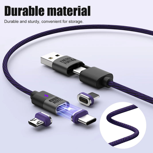 5A Magnetic Charging Cable Cable For OnePlus 10 9 Pro 9R 8 8T 7 6 Nord 3 2 65W Charging Cable Type-C For Realme GT Fast Charger